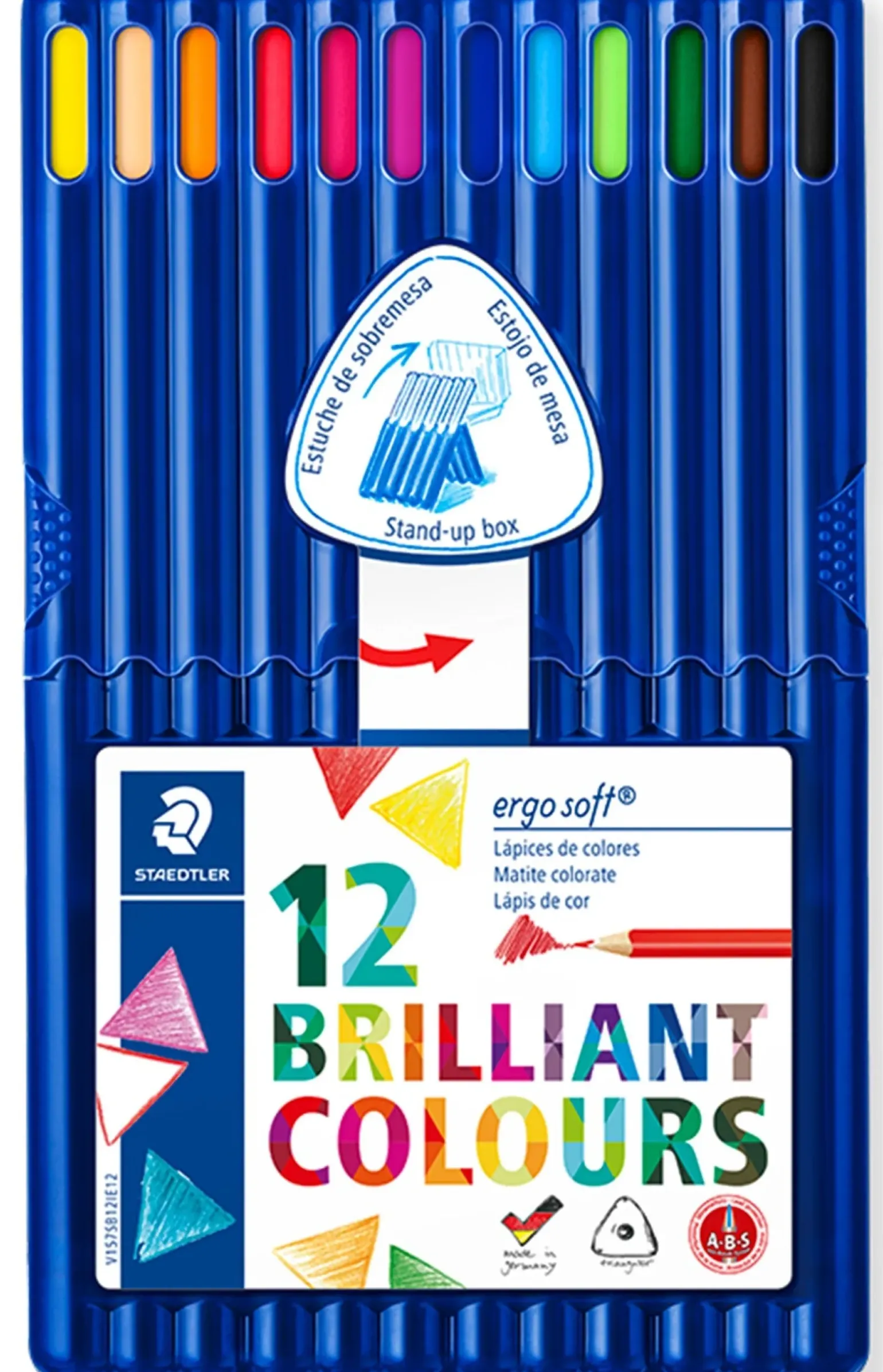 Lápis Cor Ergosoft 12 unidades Staedtler