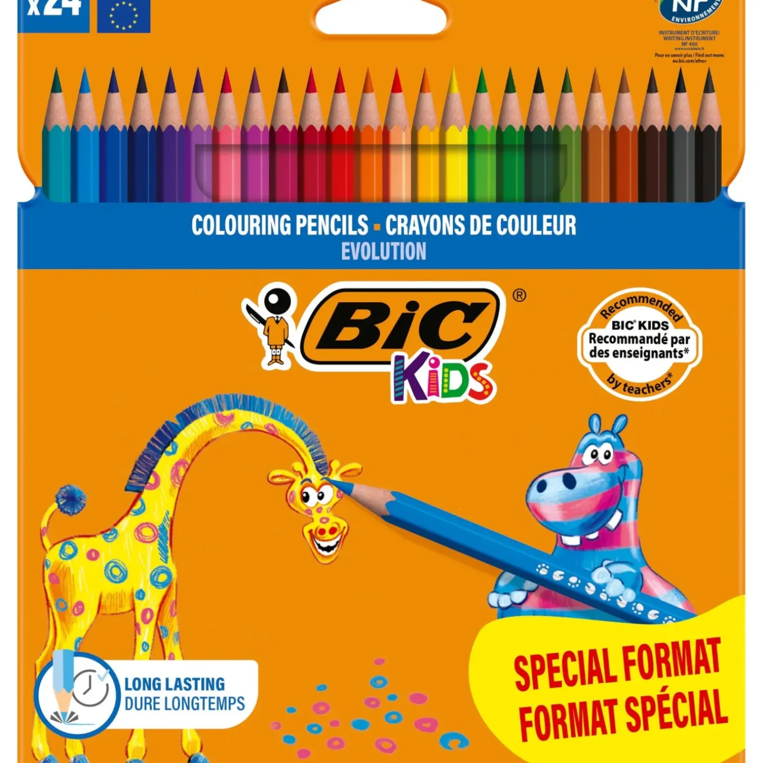 Lápis Cor Evolution 24 unidades Bic