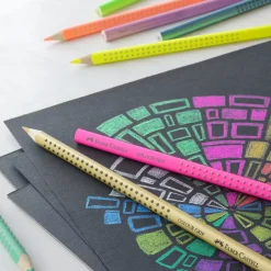 Lápis Cor Grip Pastel/Neon/Metal 12 unidades