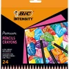 Lápis Cor Intensity Premium 24Unidades Bic