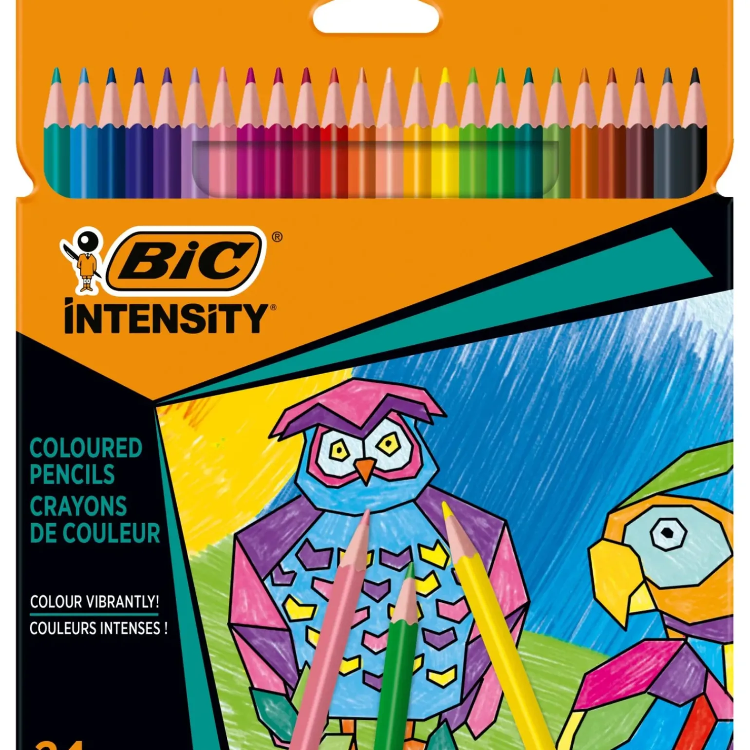 Lápis Cor Intensity Up 24 unidades Bic