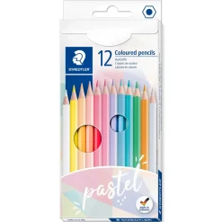 Lápis Cor Pastel 12 unidades Staedtler