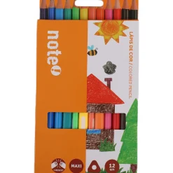 Lápis Cor Resina Mega 12 Unidades Note!