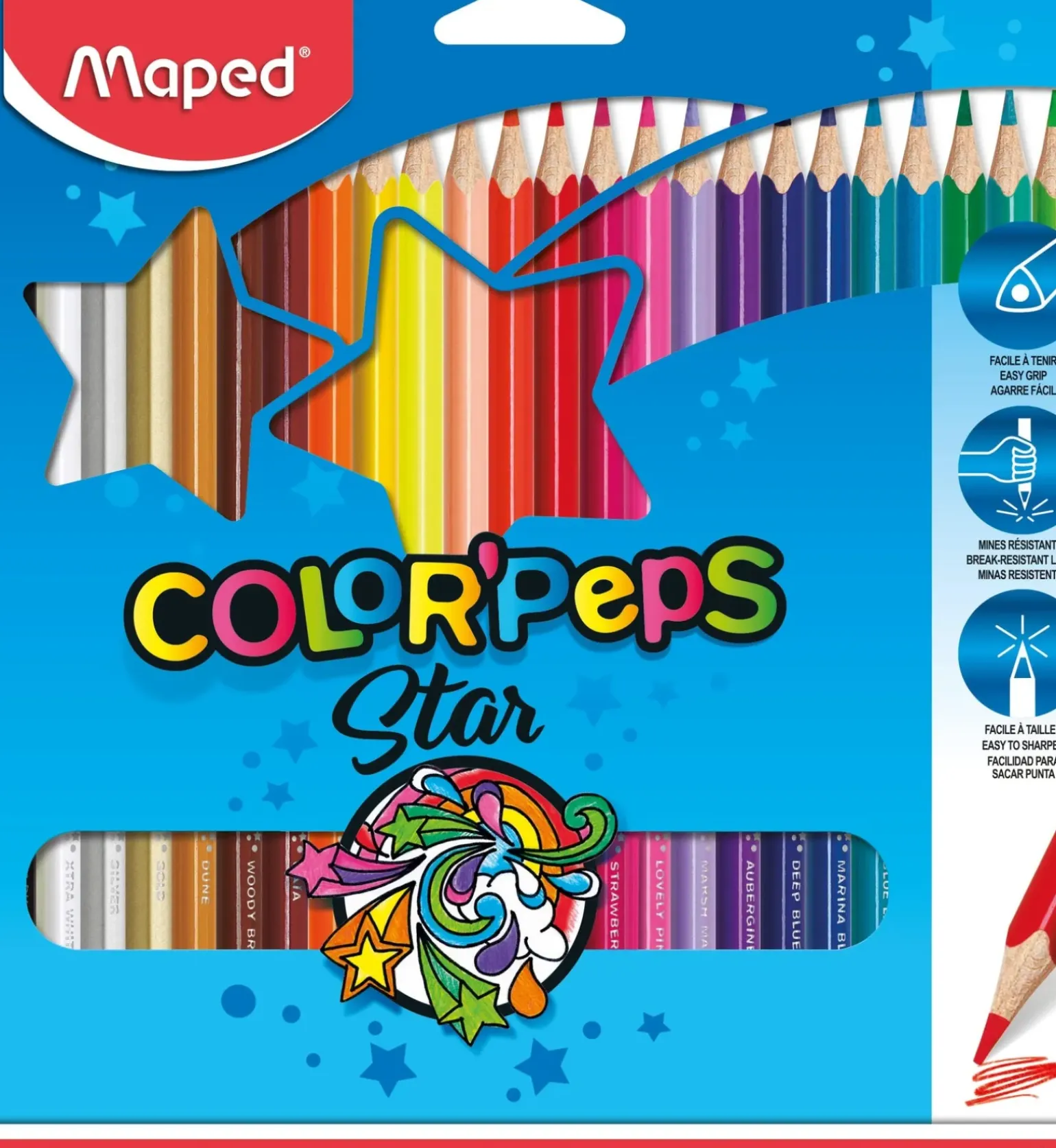 Lápis Cor 24 unidades Maped