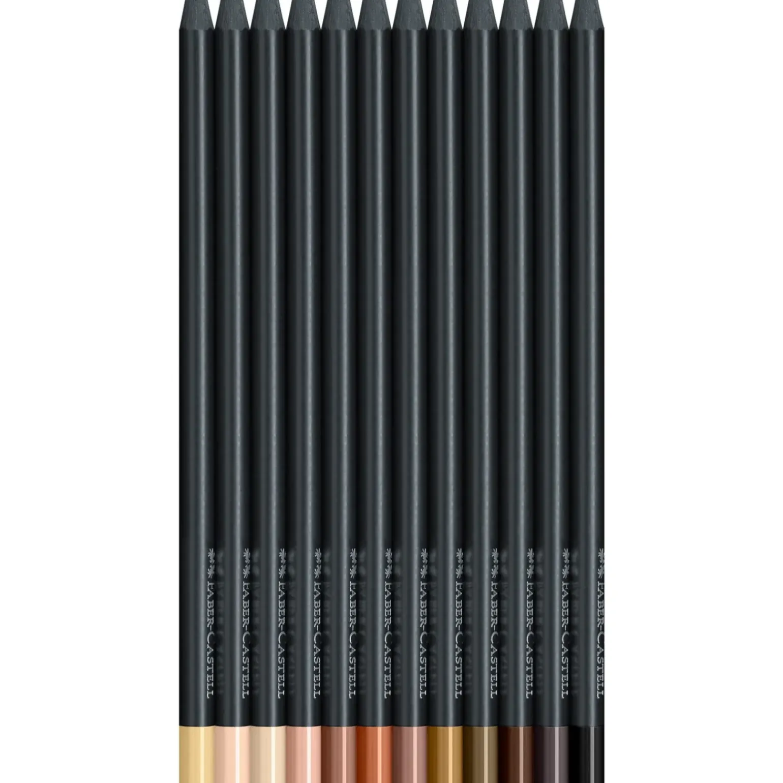 Lápis de Cor Black Edition Tons Pele 12 Unidades Faber Castell