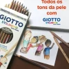 Lápis de Cor Stilnovo Skin Tones 12 Unidades Giotto