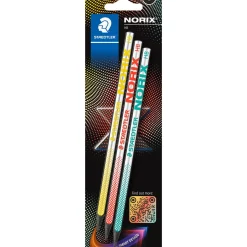 Lápis Grafite Hb Ergonómico Norix 3 Unidades