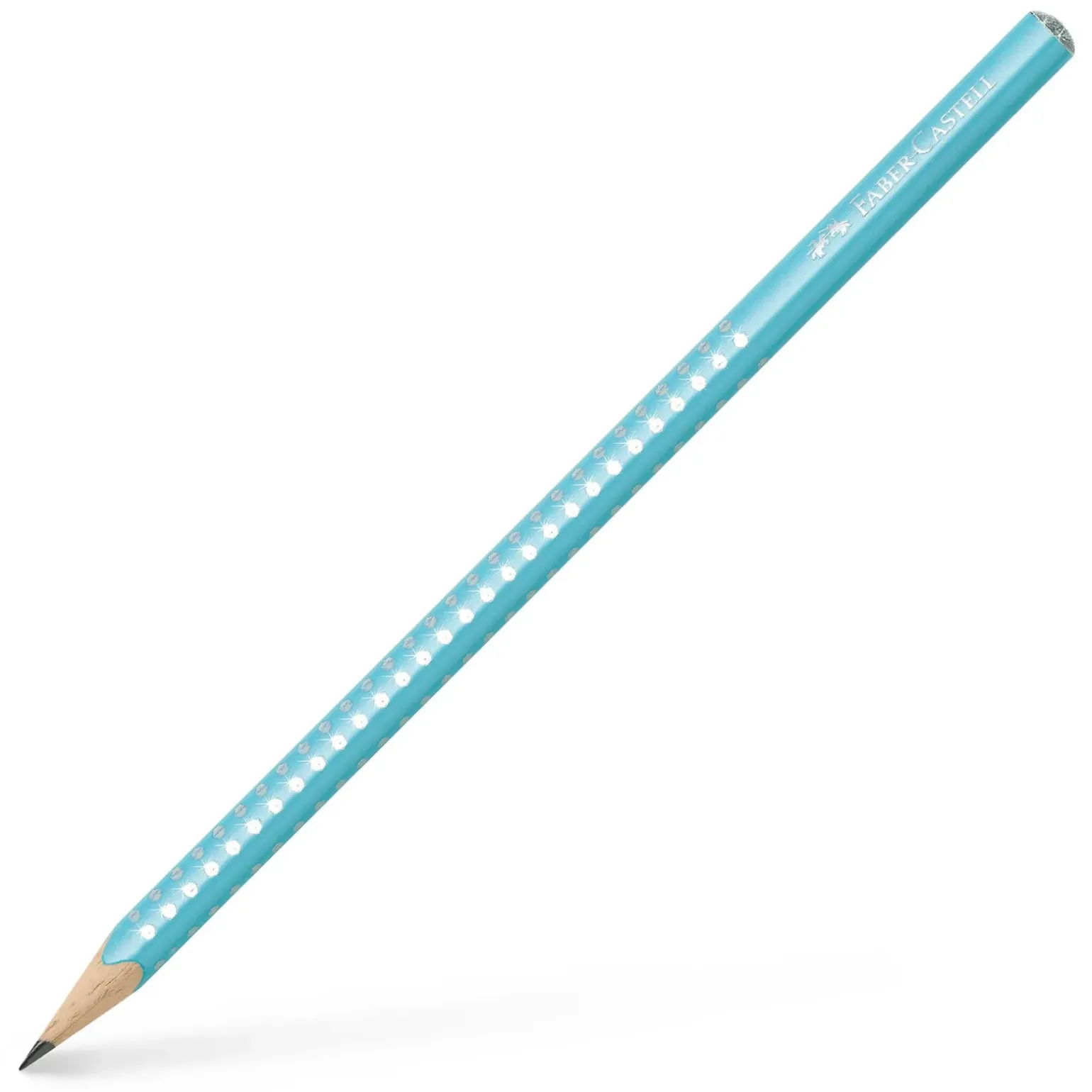 Lápis Grafite HB Sparkle Azul Turquesa Faber Castell