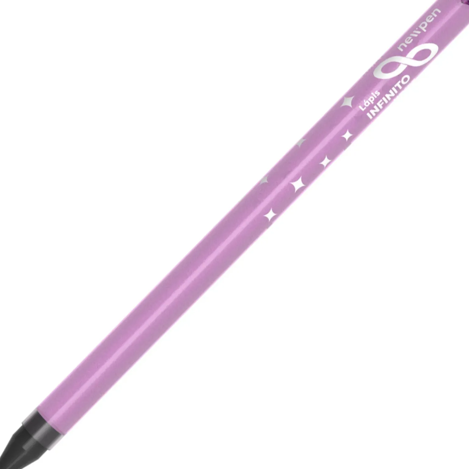 Lápis Infinito Diamante Lilás Newpen