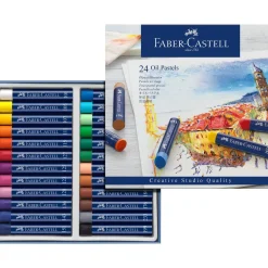 Lápis Pastel Óleo 24 unidades Faber Castell