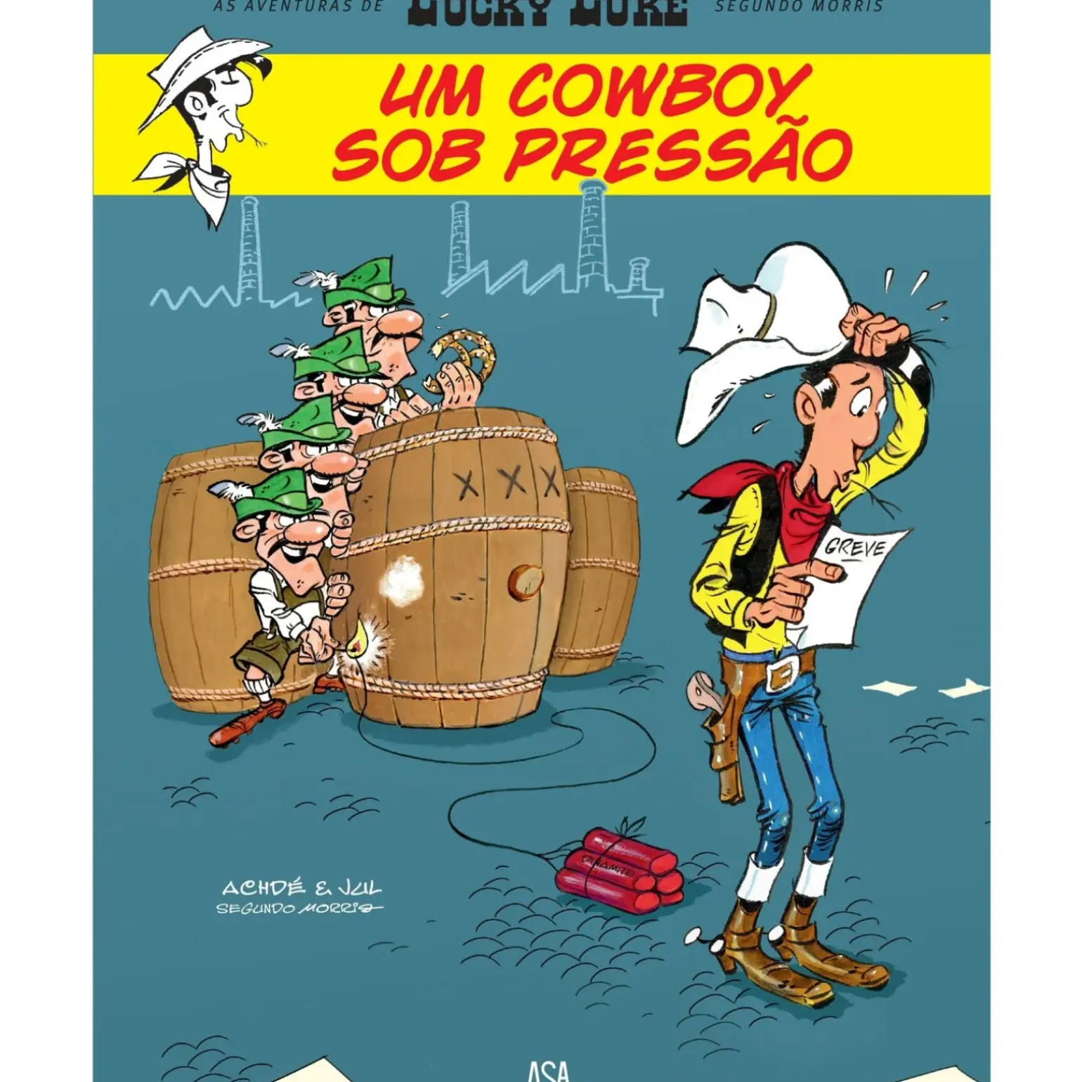 Lucky Luke - um Cowboy Sob Pressão de Morris, Jul e Achdé
