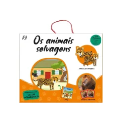 Mala de Atividades - os Animais Selvagens de Kirsten Påbøl Hansen