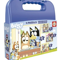 Mala Puzzles Progressivos Bluey Educa