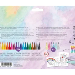 Marcador Colorir Unicórnio 18 Unidades + 6Unidades Oferta