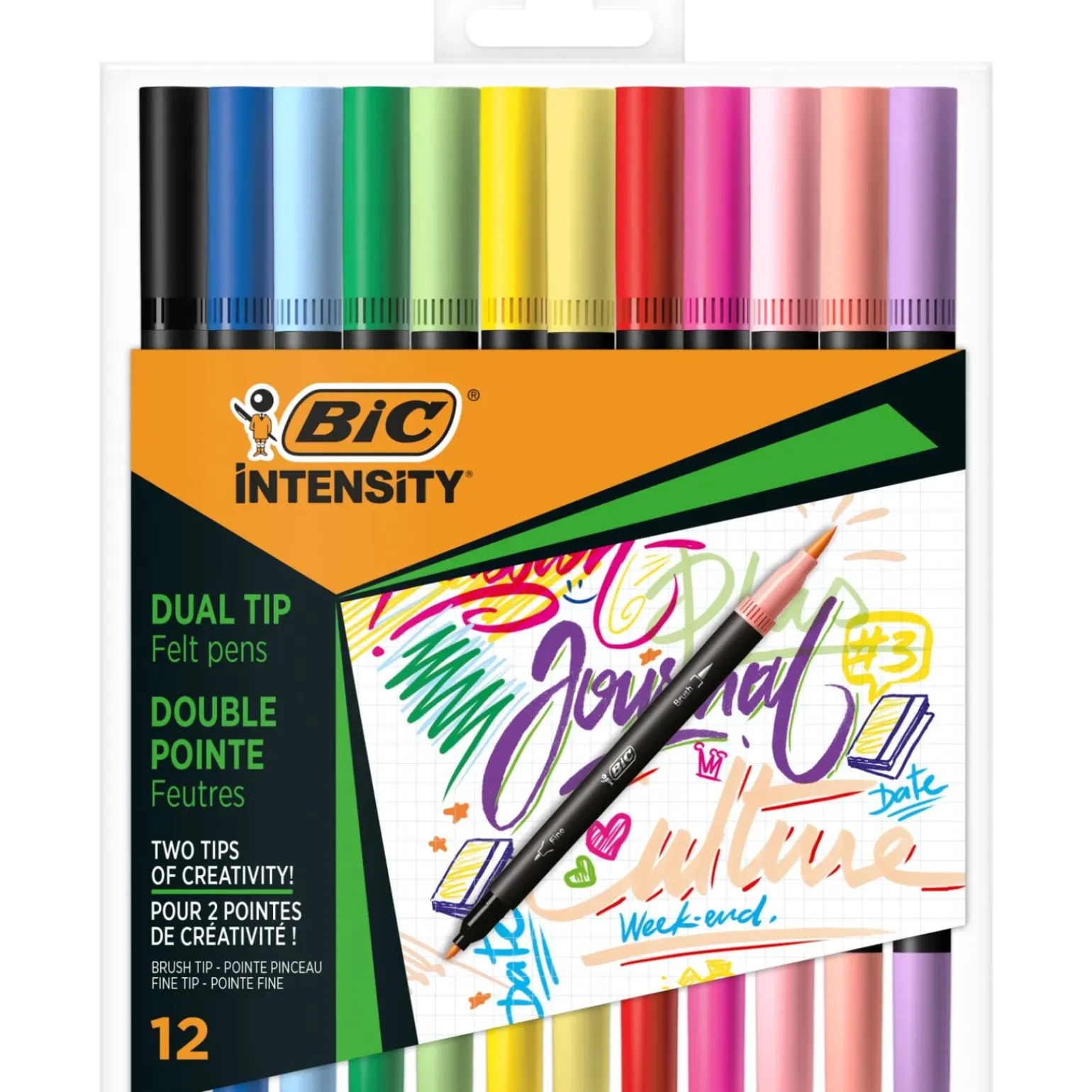 Marcador Cor Dual Intensity 6Pastel+6Classic