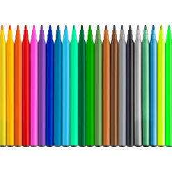 Marcador de Colorir Dinossauro 18+6 Unidades Faber Castell