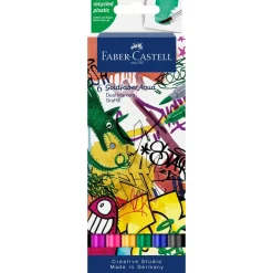 Marcador Duplo Goldfaber Aqua Graffiti 6 unidades