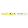 Marcador Ecoline Ponta Pincel Amarelo Pastel