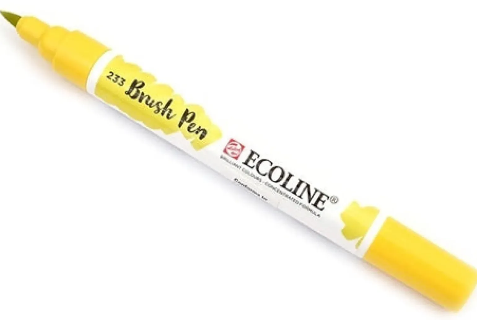 Marcador Ecoline Ponta Pincel Chartreuse