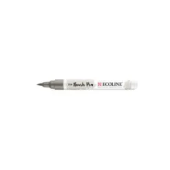 Marcador Ecoline Ponta Pincel Cinzento Cálido