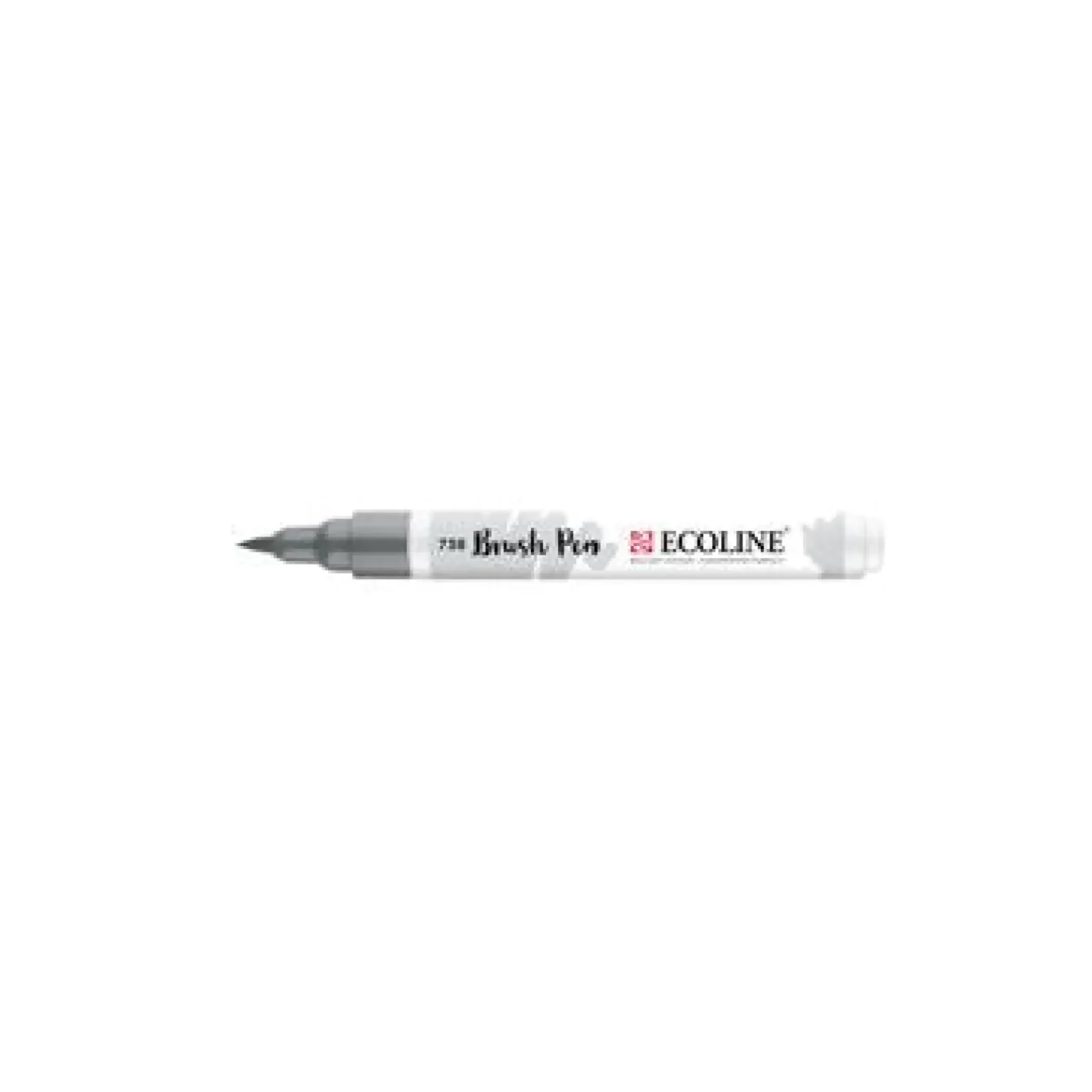 Marcador Ecoline Ponta Pincel Cinzento Frio