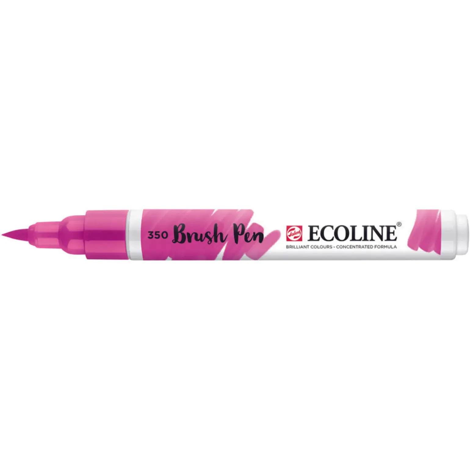 Marcador Ecoline Ponta Pincel Fuchsia