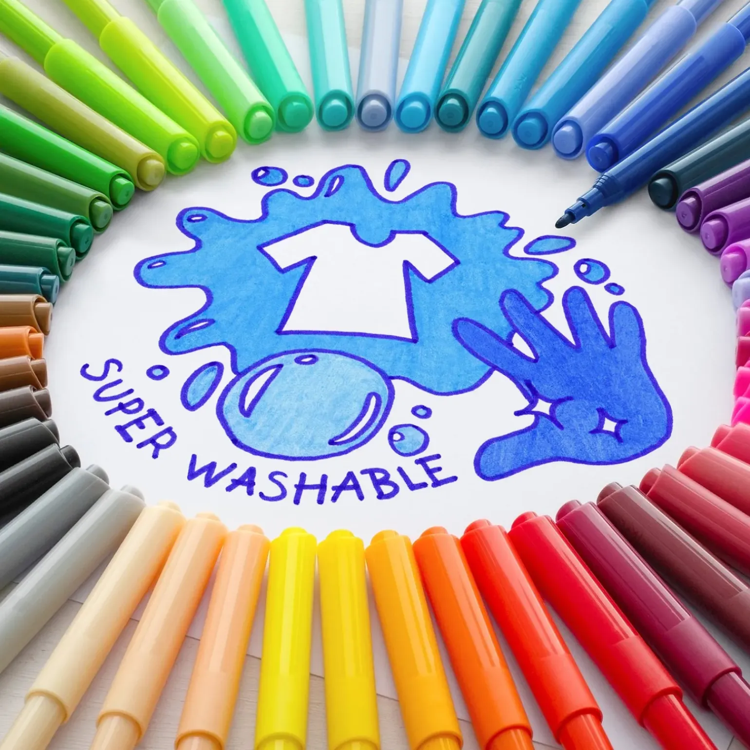 Marcadores de Colorir Finos 24 unidades Faber Castell