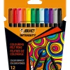 Marcadores de Colorir Intensity Up 12 unidades Bic