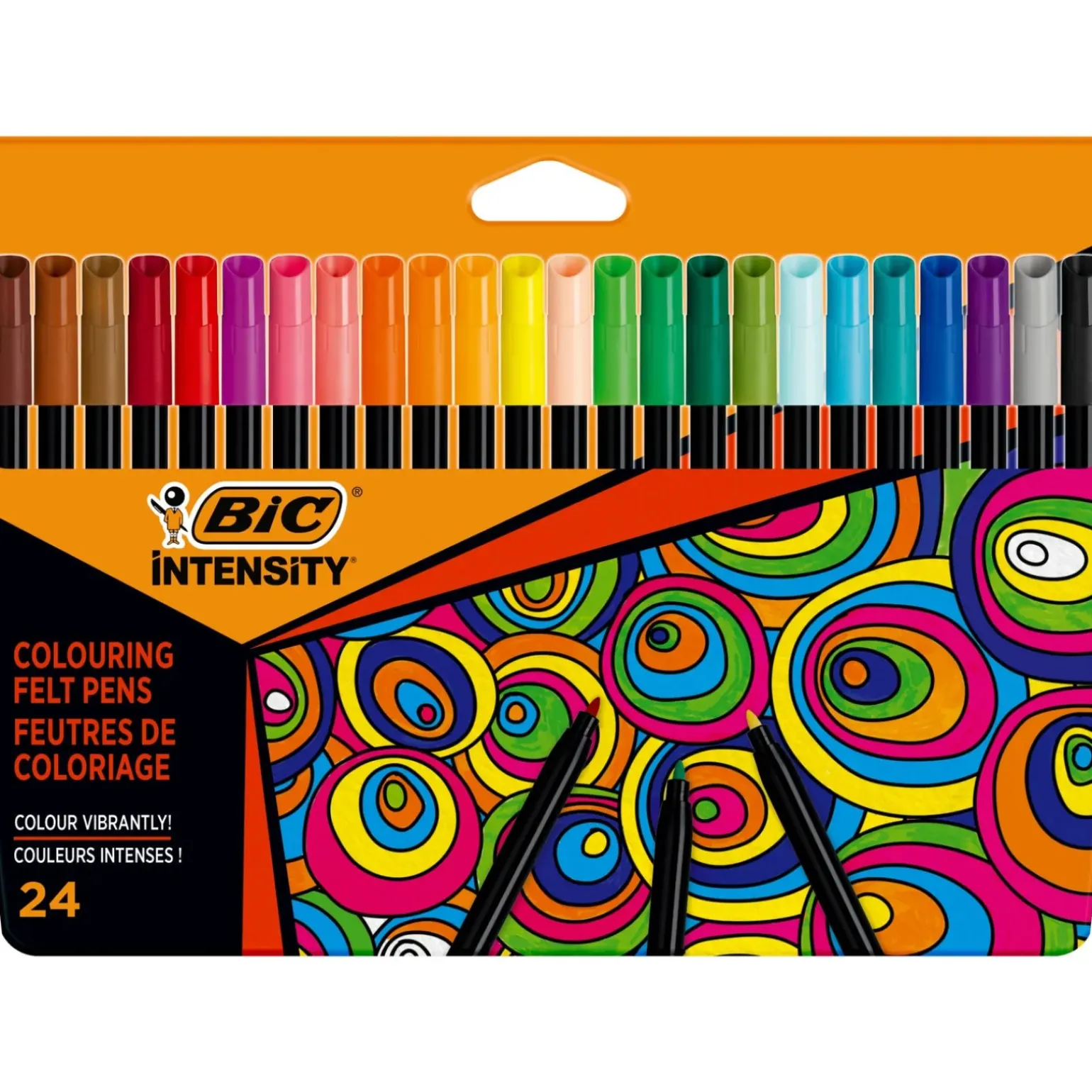 Marcadores de Colorir Intensity Up 24 unidades Bic