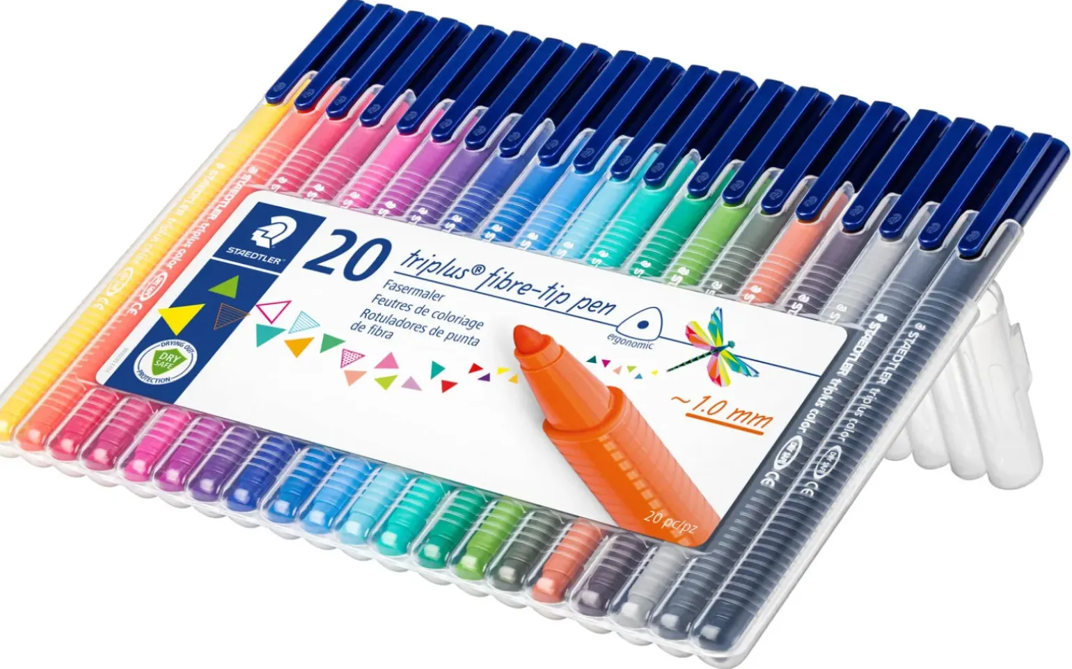 Marcadores de Colorir Triplus 20 unidades Staedtler