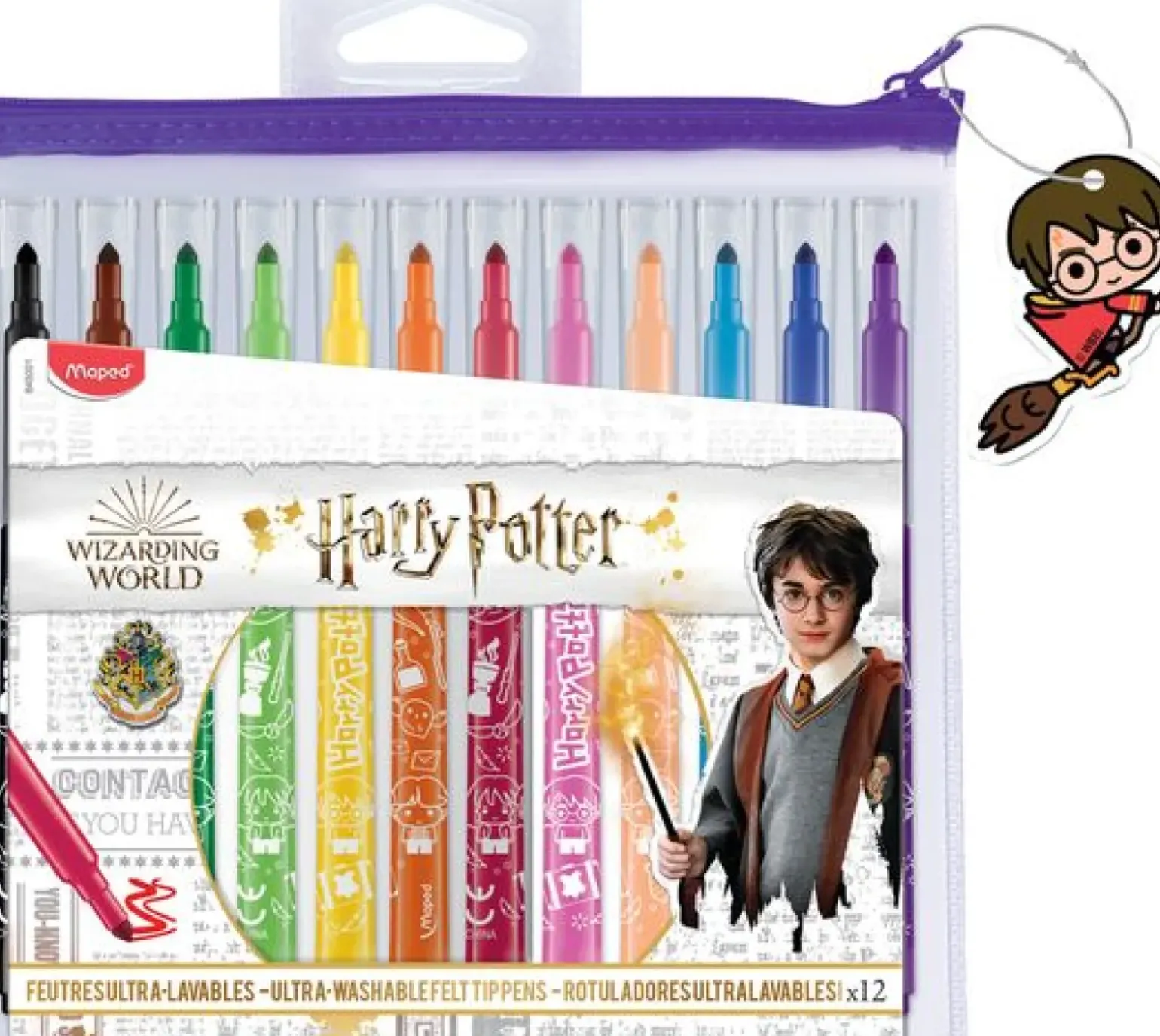 Marcadores de Colorir 12 unidades Harry Potter Maped