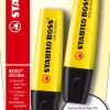 Marcadores Fluorescentes Amarelo 2 unidades Stabilo Boss
