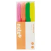 Marcadores Fluorescentes Finos 4 unidades Note!