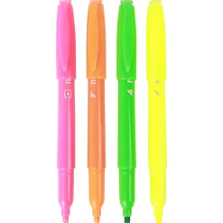Marcadores Fluorescentes Finos 4 unidades Note!