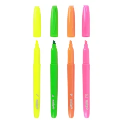 Marcadores Fluorescentes Finos 4 unidades Note!
