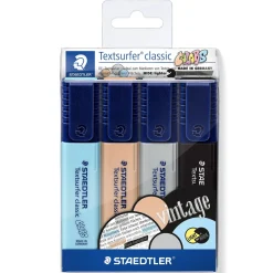 Marcadores Fluorescentes Textsurfer Pastel 4 unidades Staedtler