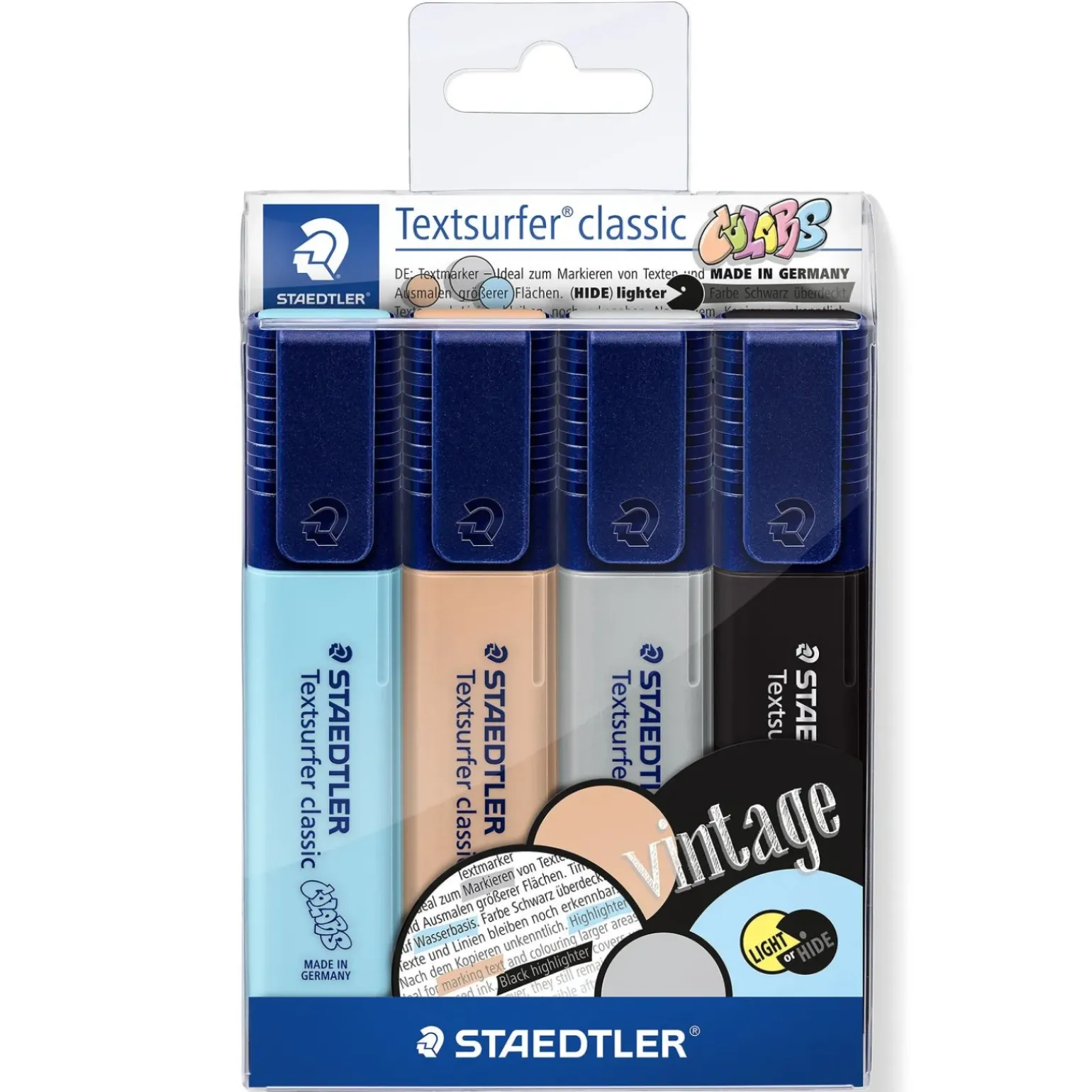 Marcadores Fluorescentes Textsurfer Pastel 4 unidades Staedtler