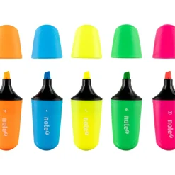 Marcadores Mini Fluorescentes 5 unidades Note!