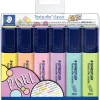 Marcadores Pastel 6 unidades Staedtler