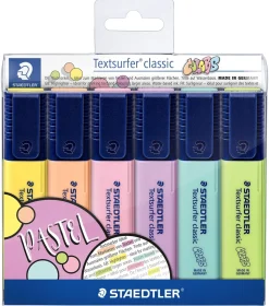 Marcadores Pastel 6 unidades Staedtler