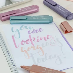 Marcadores Textliner Metálico 8 unidades Faber Castell