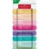 Marcadores Textliner Pastel 8 unidades Faber Castell