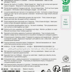 Marcadores Textliner Pastel 4 unidades Faber Castell