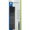 Marcadores Triplus Fineliner 3+1 Preto Staedtler