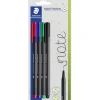 Marcadores Triplus Fineliner 3+1 Sortido Staedter