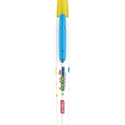 Marcador fluo JustClick MRH-106 amarelo e azul