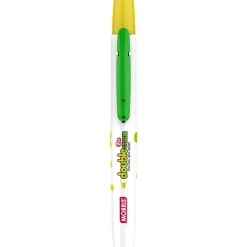 Marcador fluo JustClick MRH-106 amarelo e verde