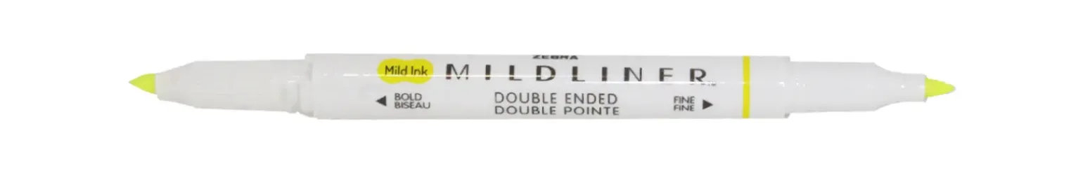 Marcador Fluorescente 2 Pontas Mildliner Amarelo