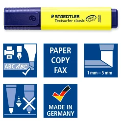 Marcador Fluorescente Textsurfer Classic 6 + 2 unidades Staetler