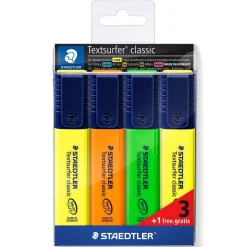 Marcador Fluor Textsurfer Classic 4Unidades Staedtler